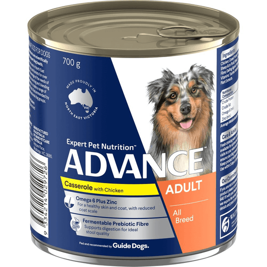 Advance Adult Casserole With Chicken Wet Dog Food Cans