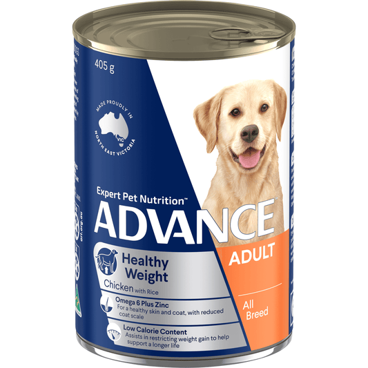 Advance Adult Weight Control Chicken And Rice Wet Dog Food Cans