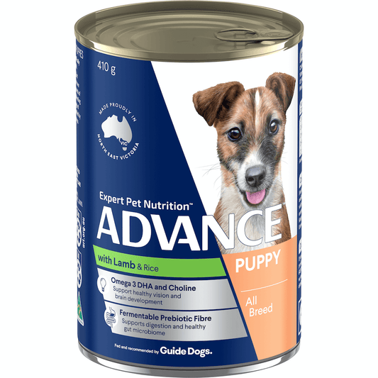 Advance Puppy Plus Growth Lamb And Rice Wet Dog Food Cans