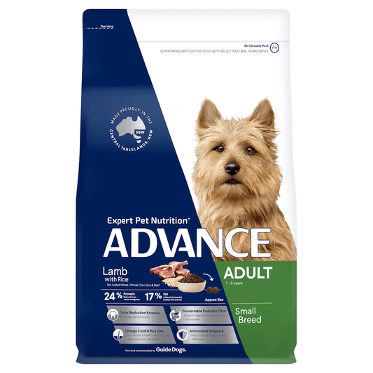 Advance Small Adult Dry Dog Food Lamb With Rice