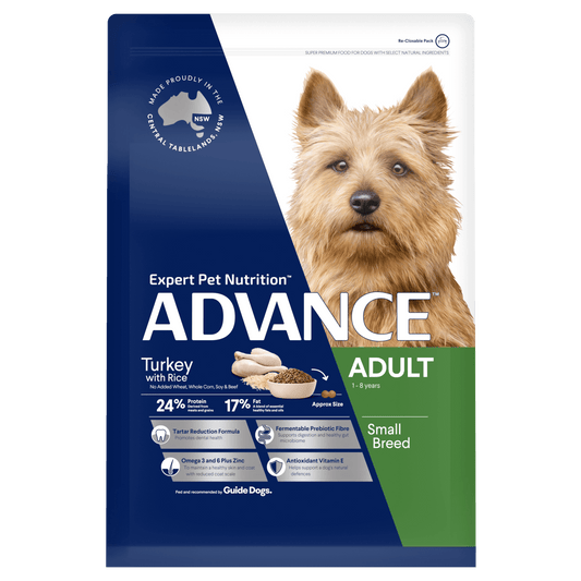 Advance Small Adult Dry Dog Food Turkey With Rice
