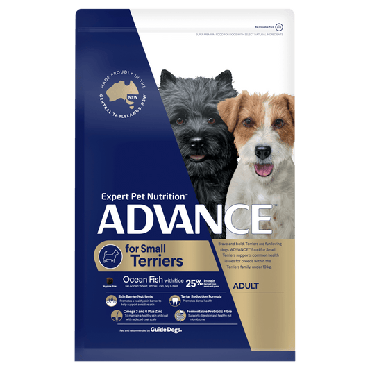 Advance Small Terriers Adult Dry Dog Food Ocean Fish With Rice