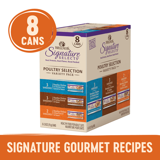 Wellness Signature Selects Poultry Chicken Variety Pack Wet Cat Food